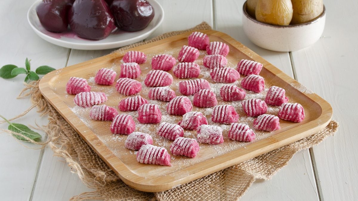 Gnocchi di barbabietola