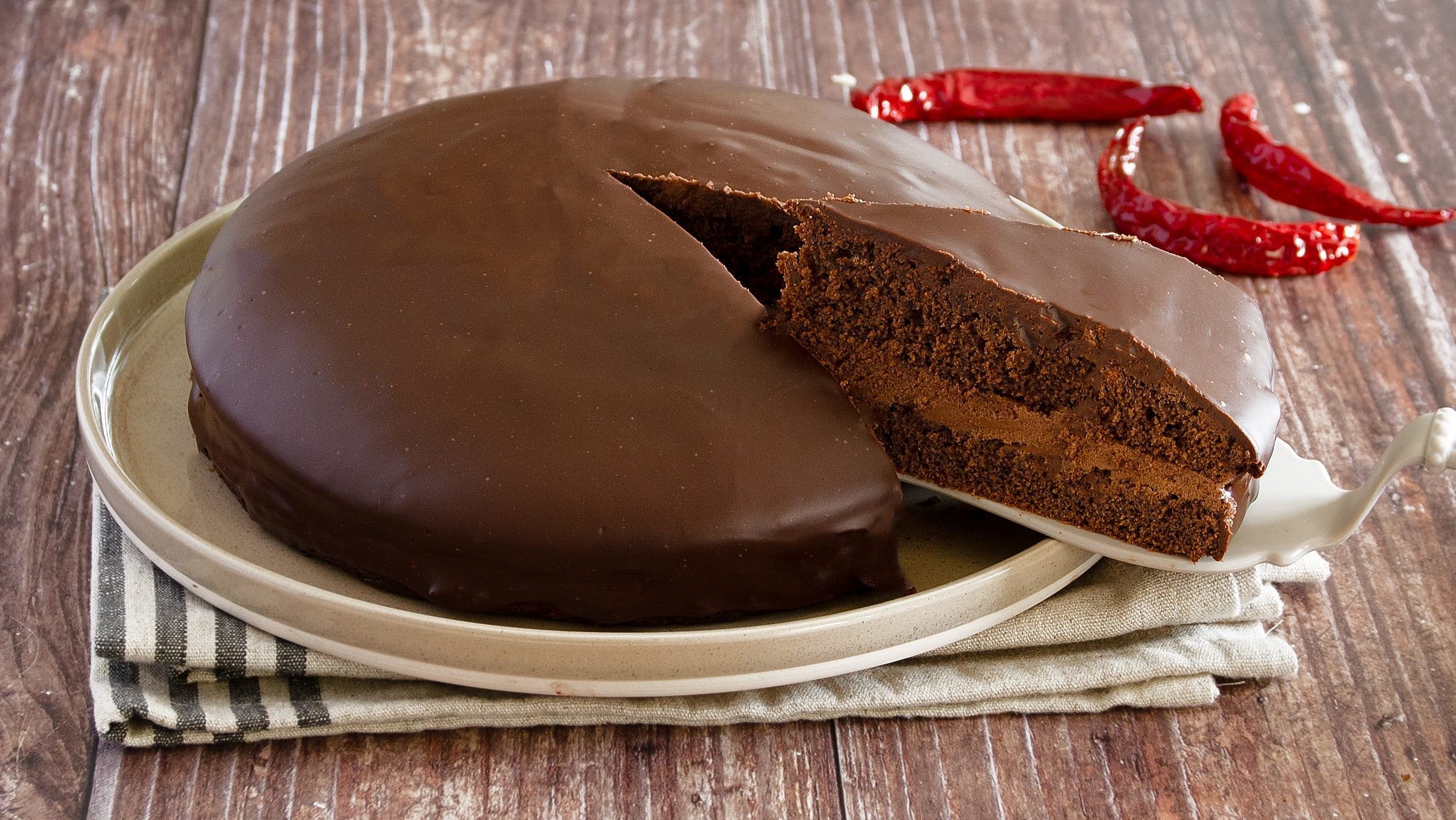 Torta piccante al cacao