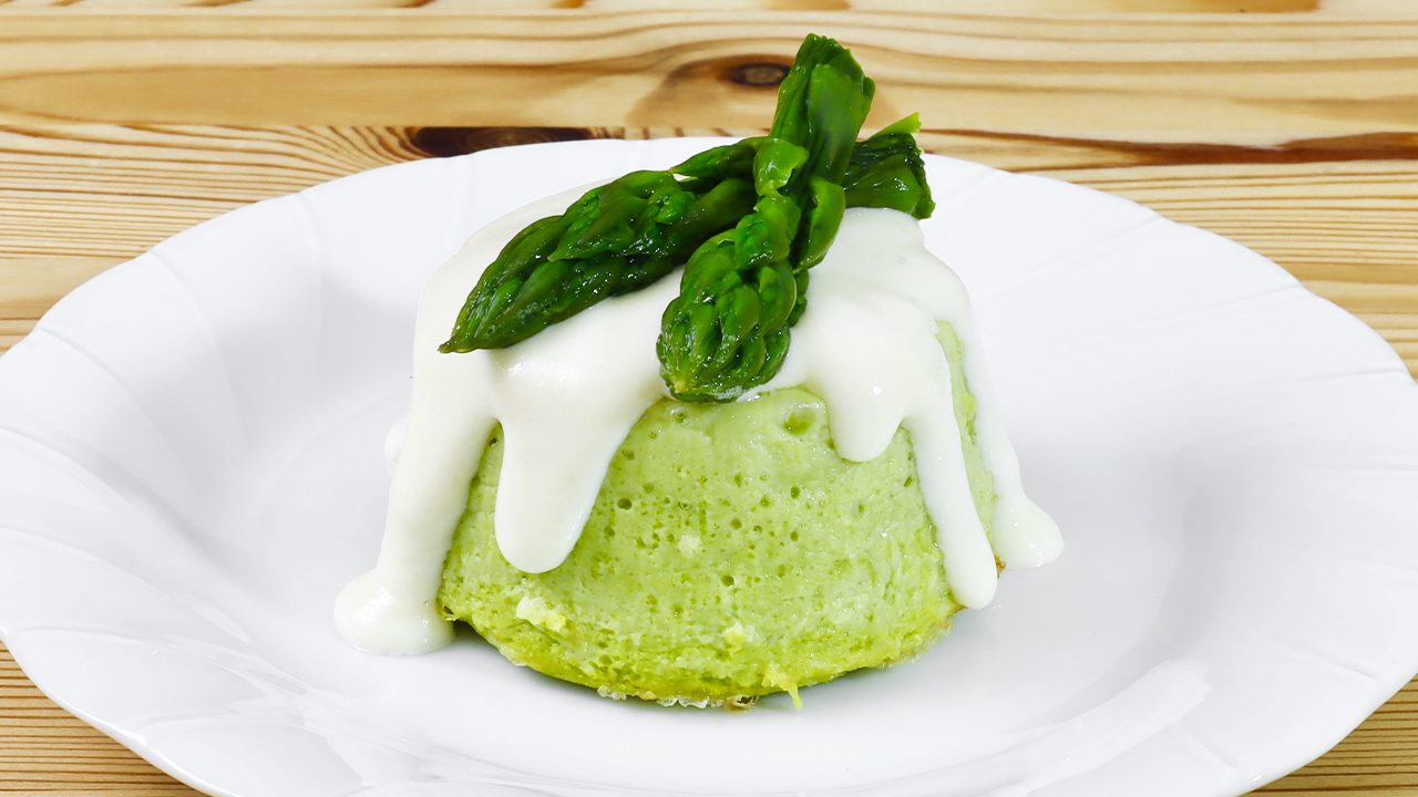 Flan di asparagi
