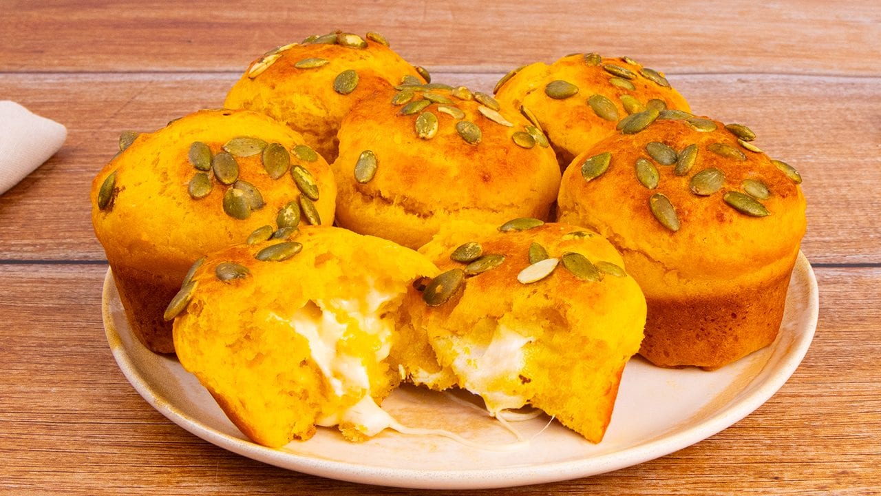 Muffin salati alla zucca