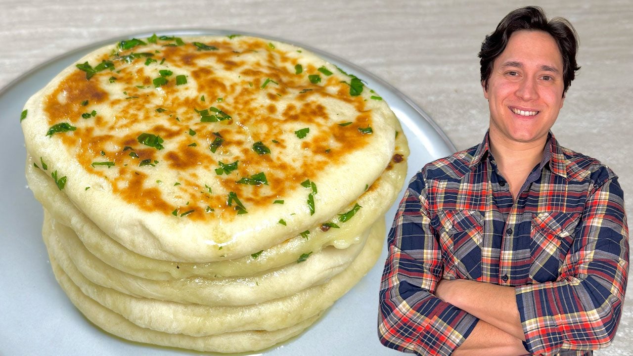 Pane naan al formaggio: la ricetta facile e veloce