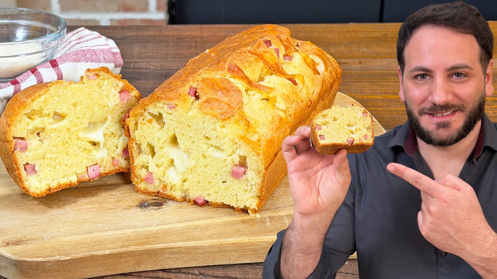 Plumcake salato: la ricetta con prosciutto e formaggio