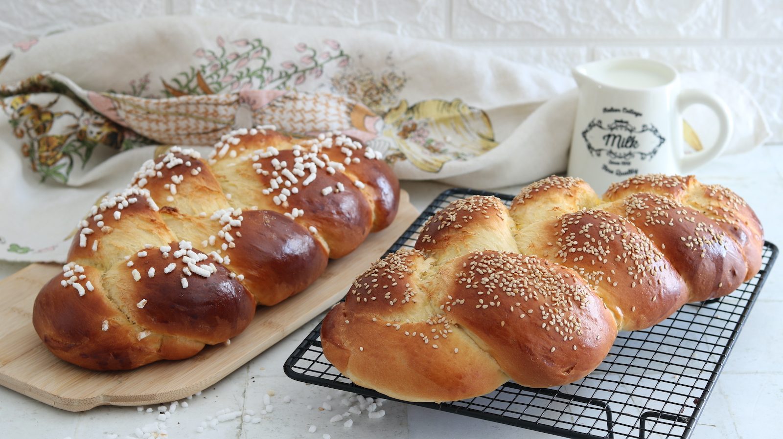 Treccia di pain brioche