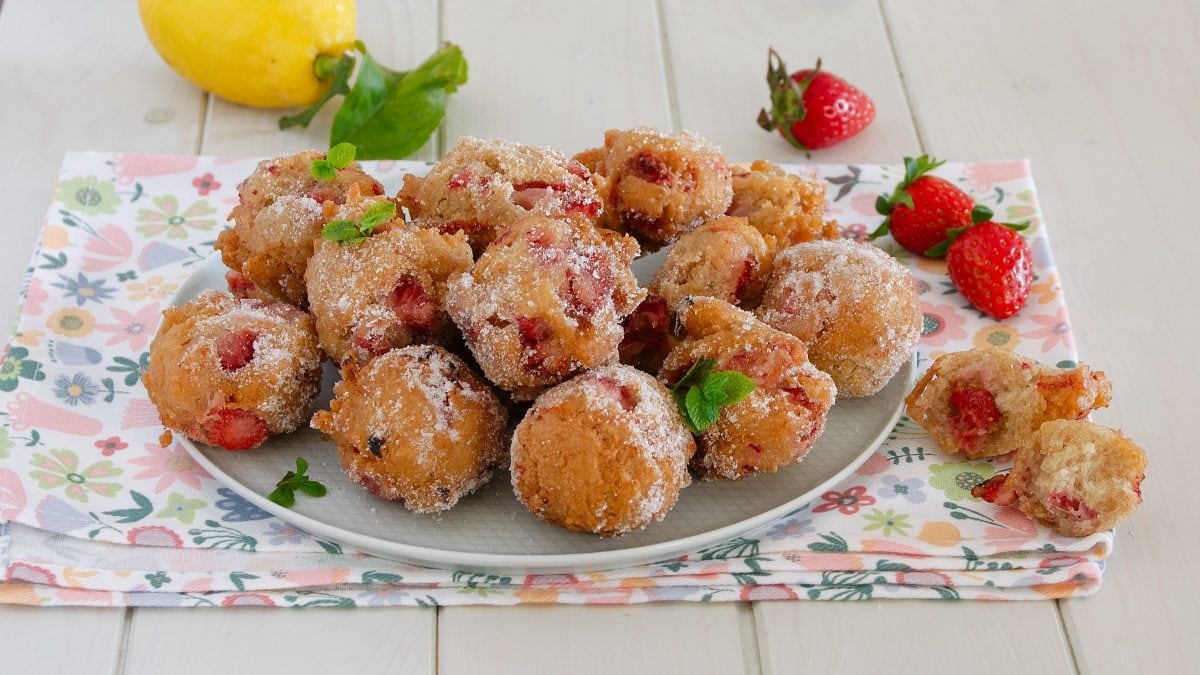 Frittelle di fragole