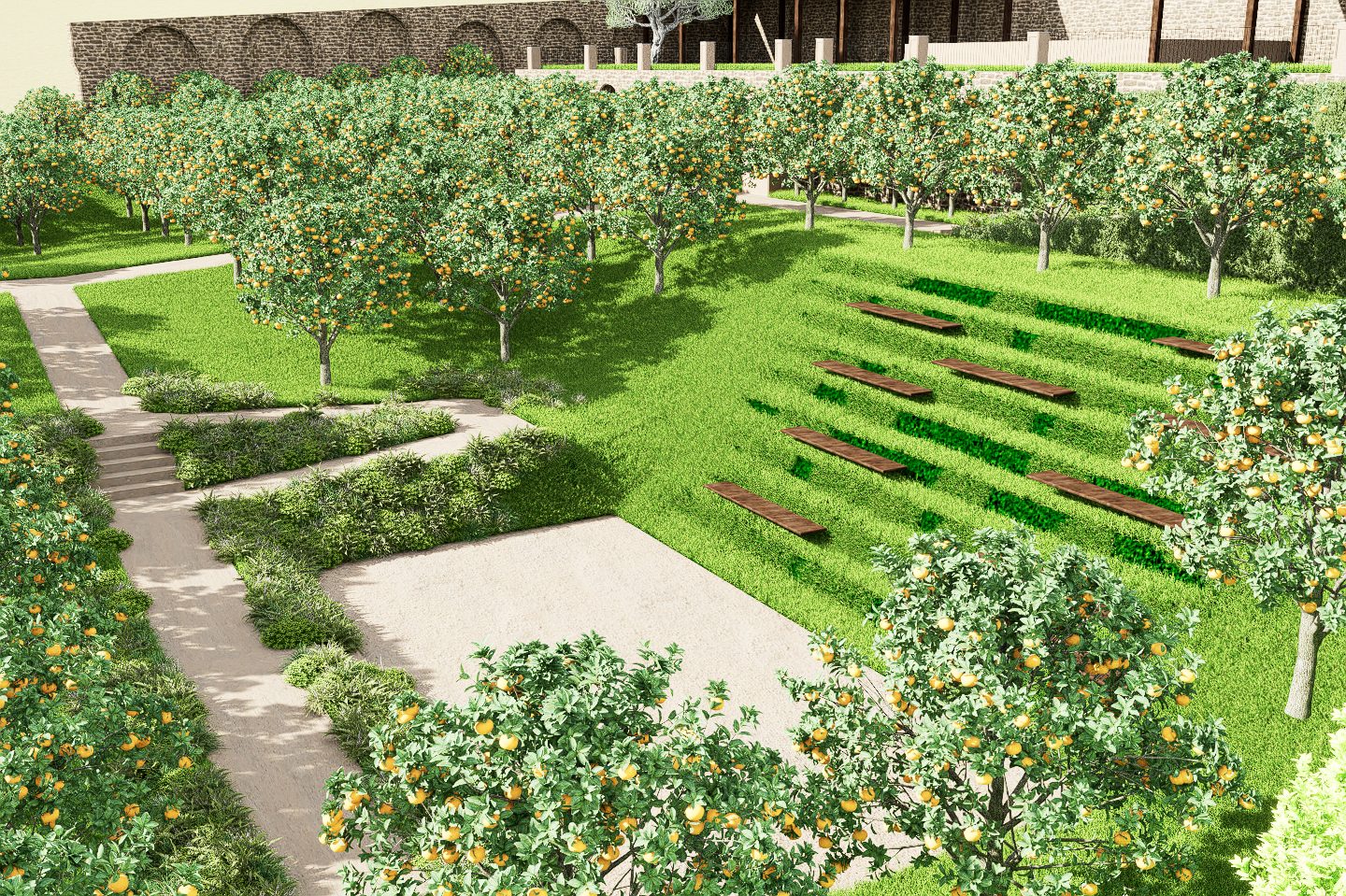 Hortus, riapre al pubblico il giardino storico che custodisce l’arancio biondo più a nord d’Italia