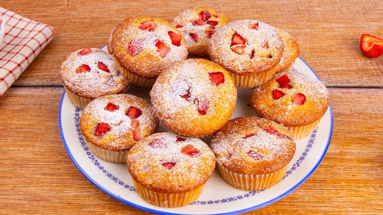 Muffin alle fragole