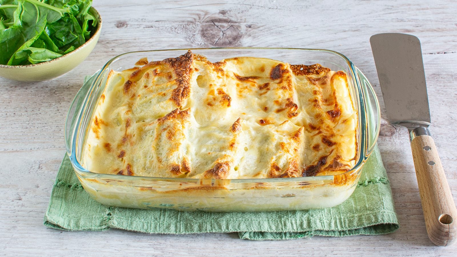 Saccottini di lasagne ricotta e spinaci