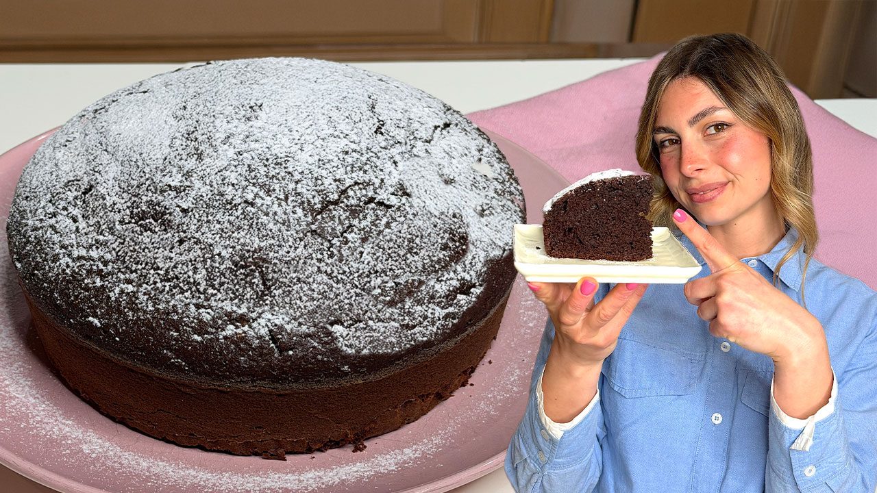 Torta al cioccolato soffice