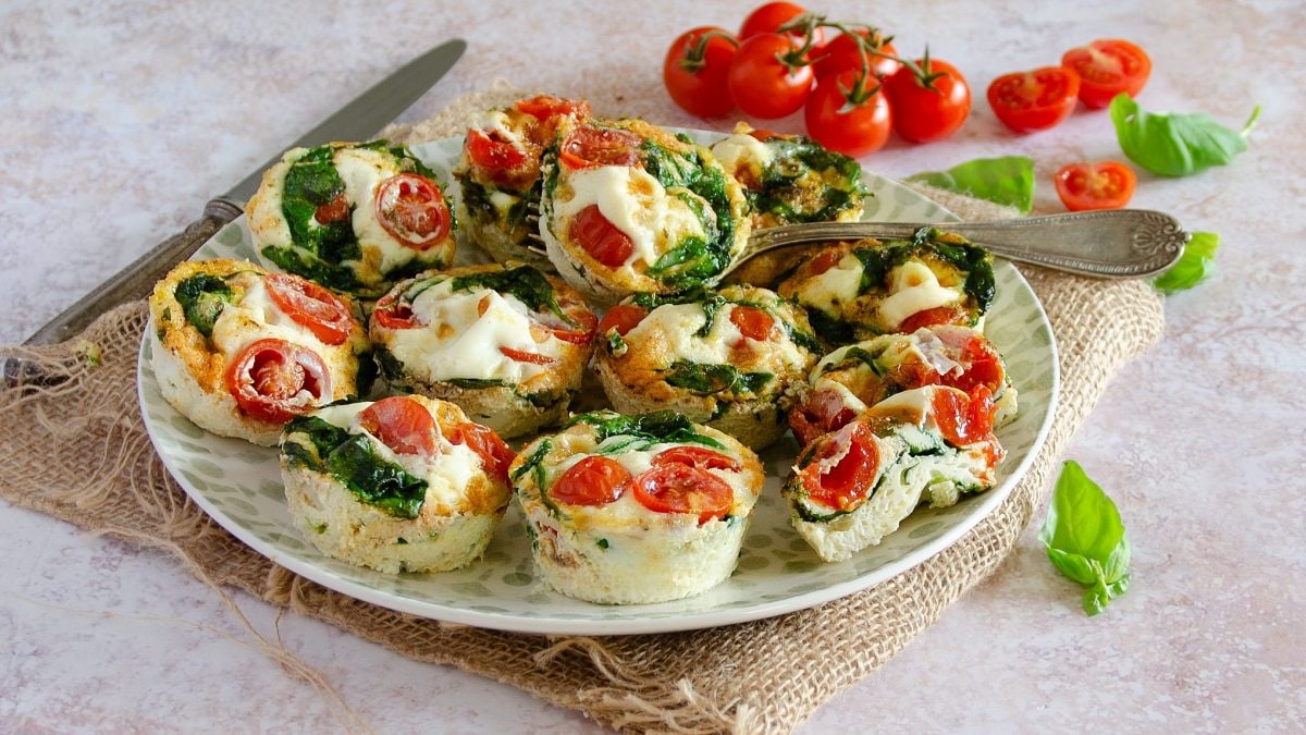 Muffin salati di albumi