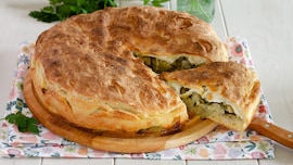 Pizza ripiena di carciofi