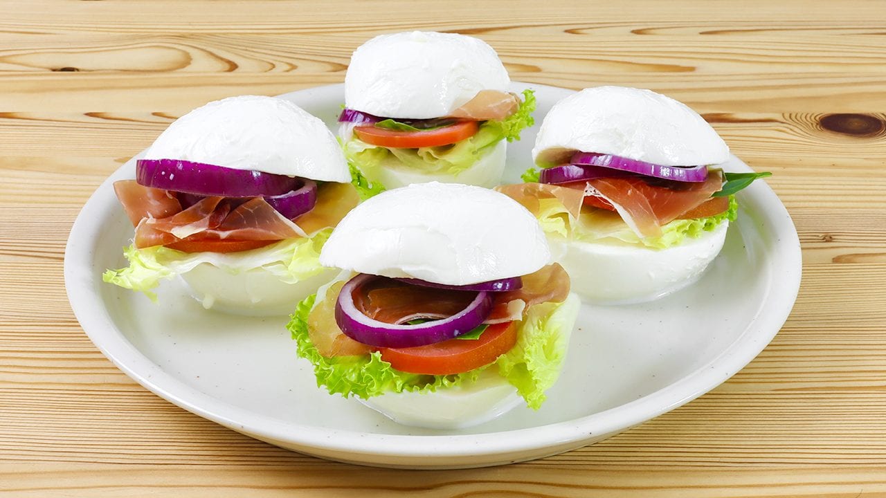 Mozzarella burger