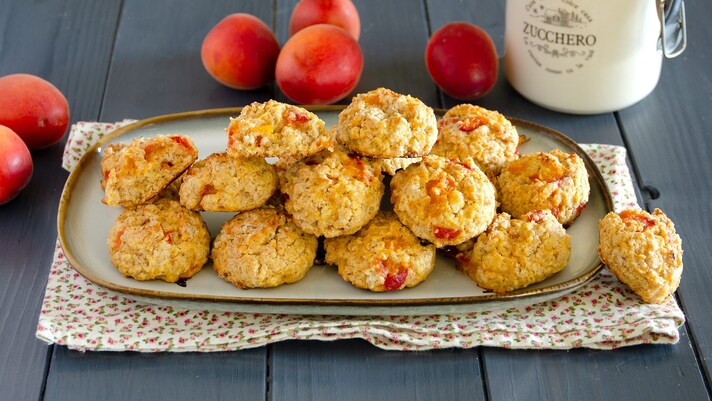 Biscotti morbidi alle albicocche