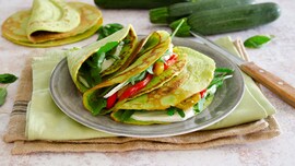 Piadine di zucchine 4 ingredienti