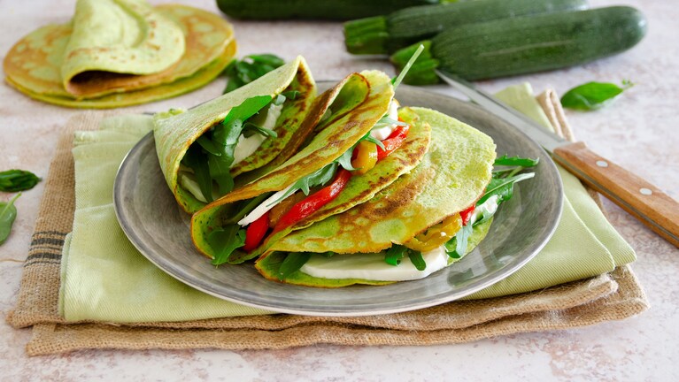 Piadine di zucchine 4 ingredienti