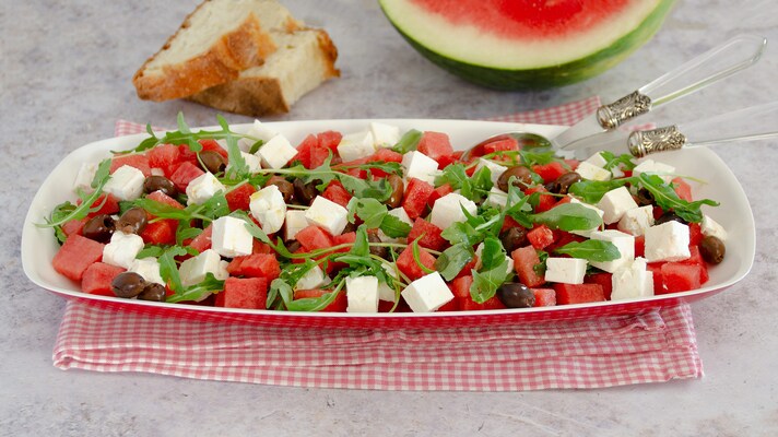 Insalata di anguria e feta