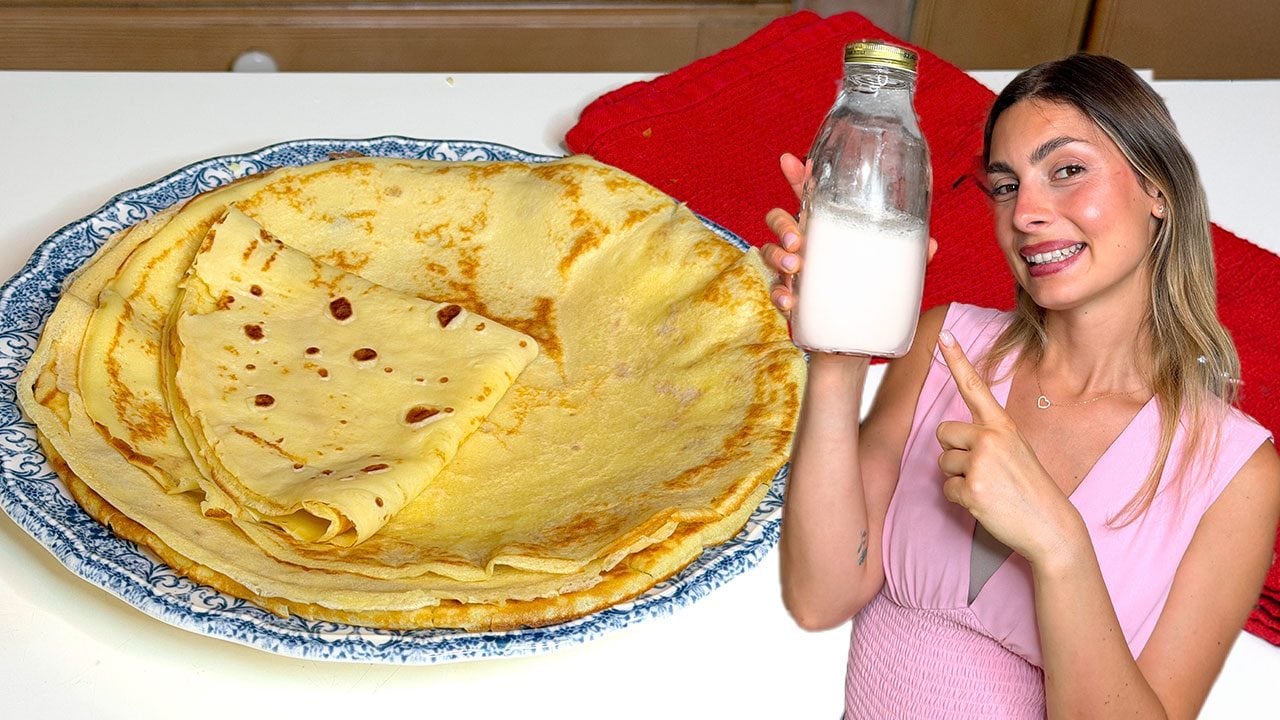 Crêpes in bottiglia: la ricetta veloce pronta in pochi minuti
