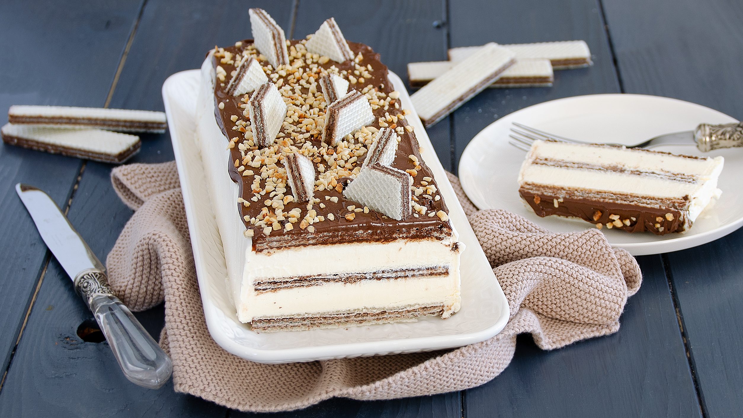Semifreddo ai wafer