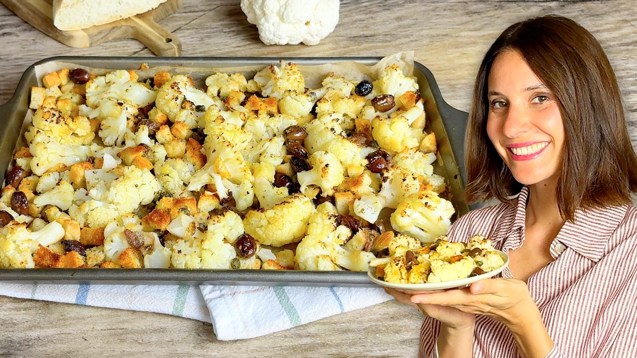 Cavolfiore alla siciliana: la ricetta tradizionale con olive, capperi e acciughe