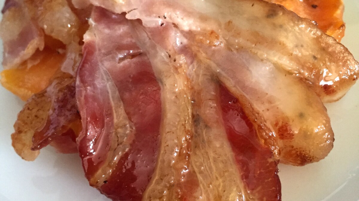 bacon cheddar tart