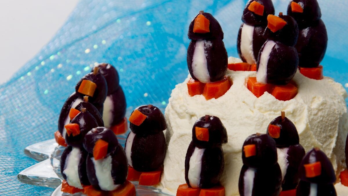 cream cheese penguins