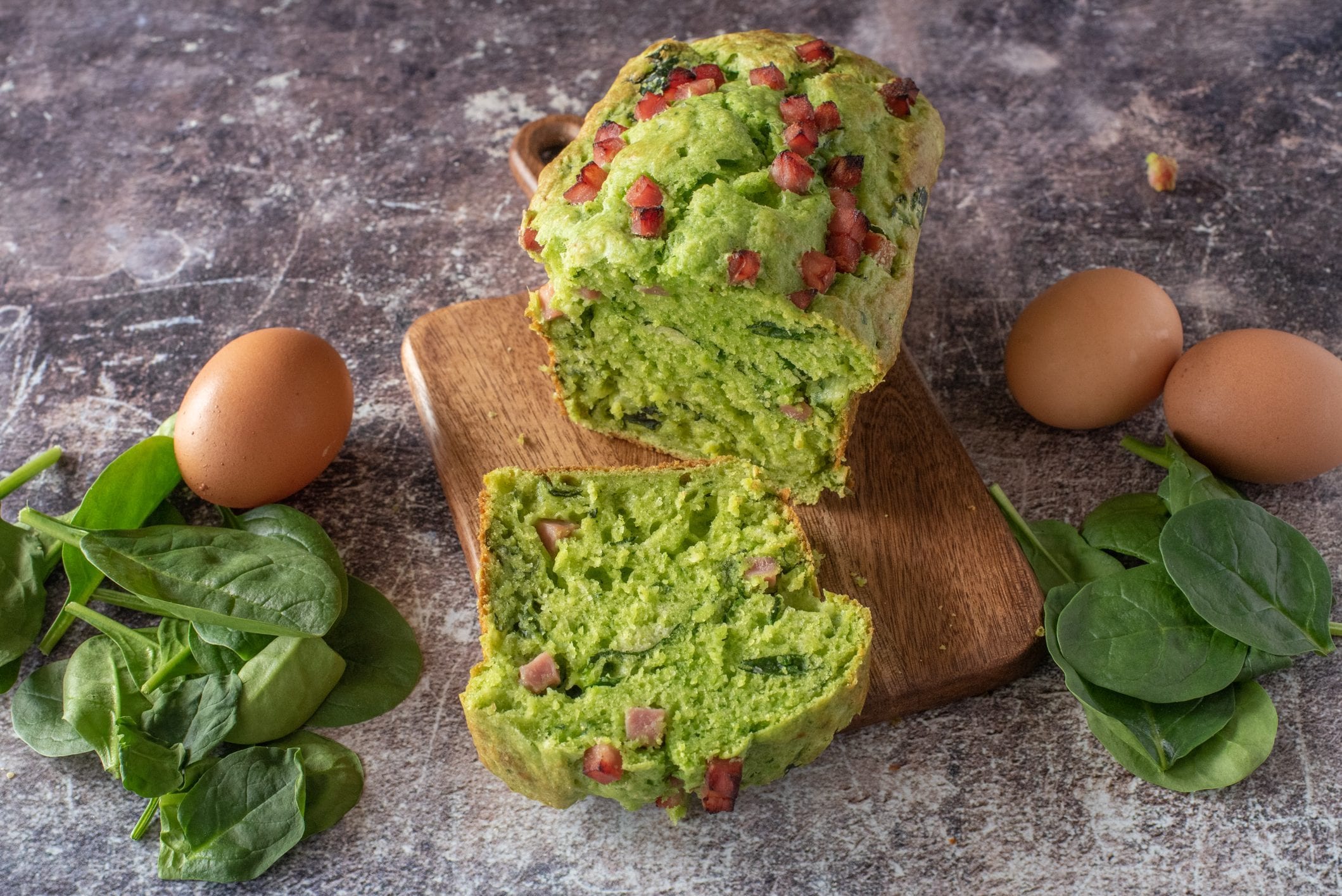 Spinach loaf the soft and tasty savory recipe