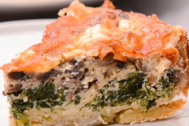 Mushroom Quiche Recipe