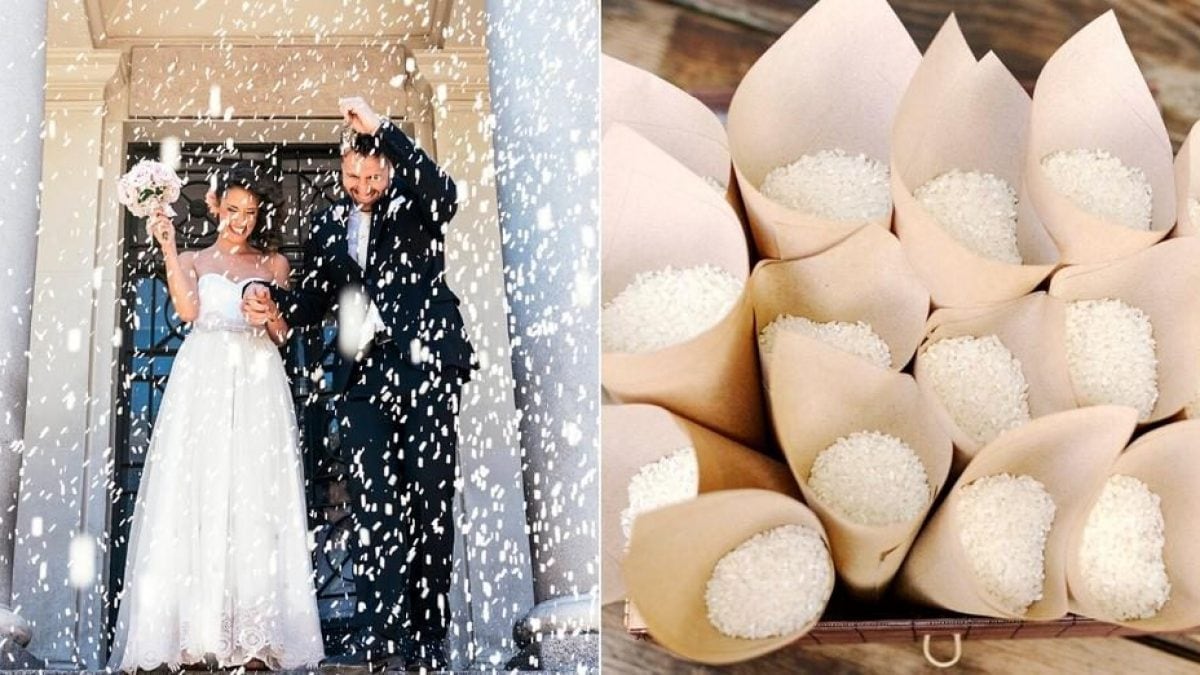 Here Are The True Reasons People Toss Rice At Weddings