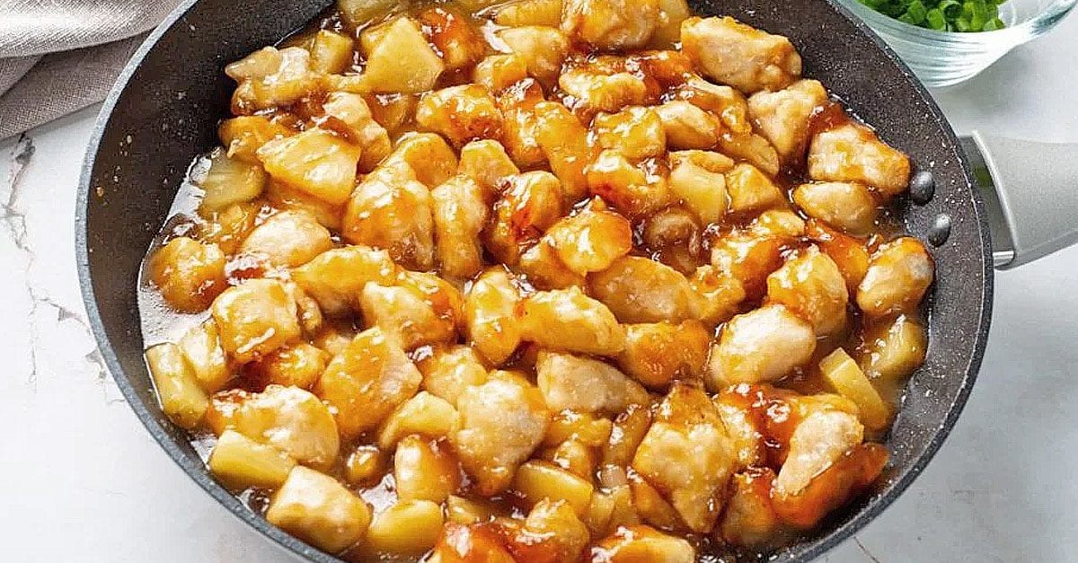 what to serve with pineapple chicken