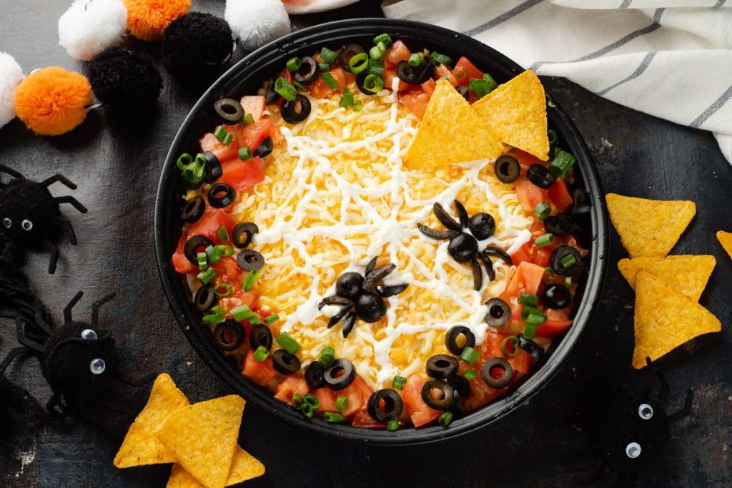 Halloween Taco Dip Recipe