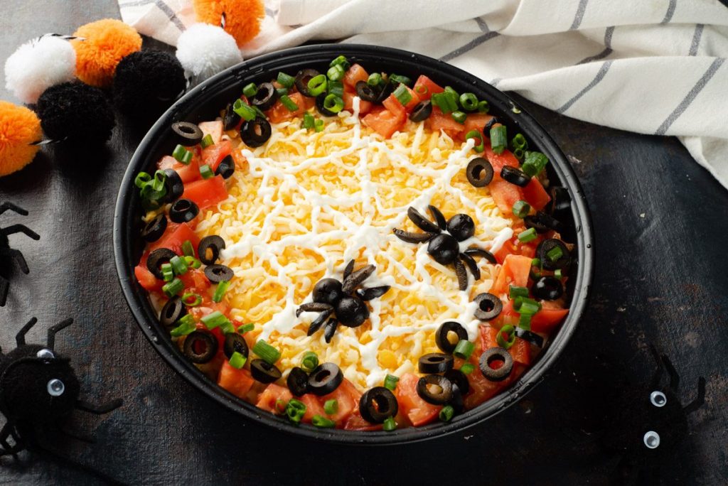 Halloween Taco Dip Recipe