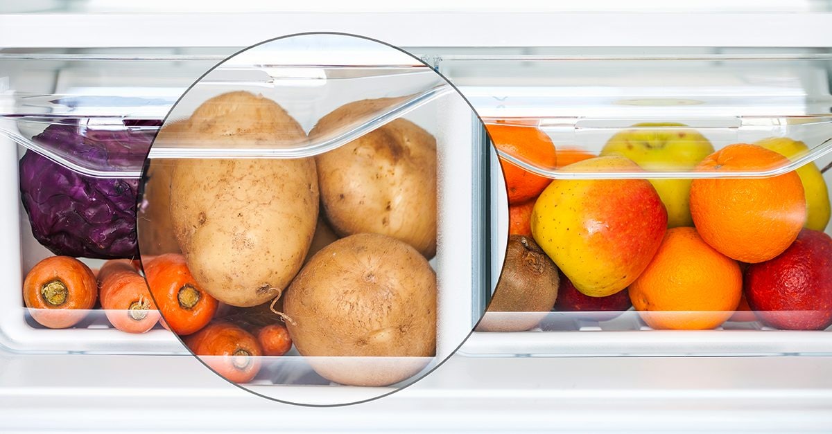 Why Should Potatoes Not Be Stored in the Refrigerator?
