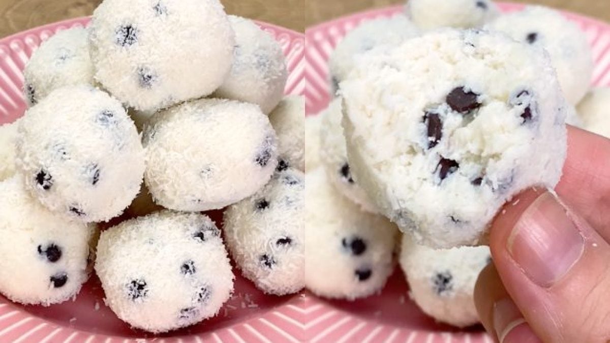 No-Bake Coconut Chocolate Chip Truffles Recipe