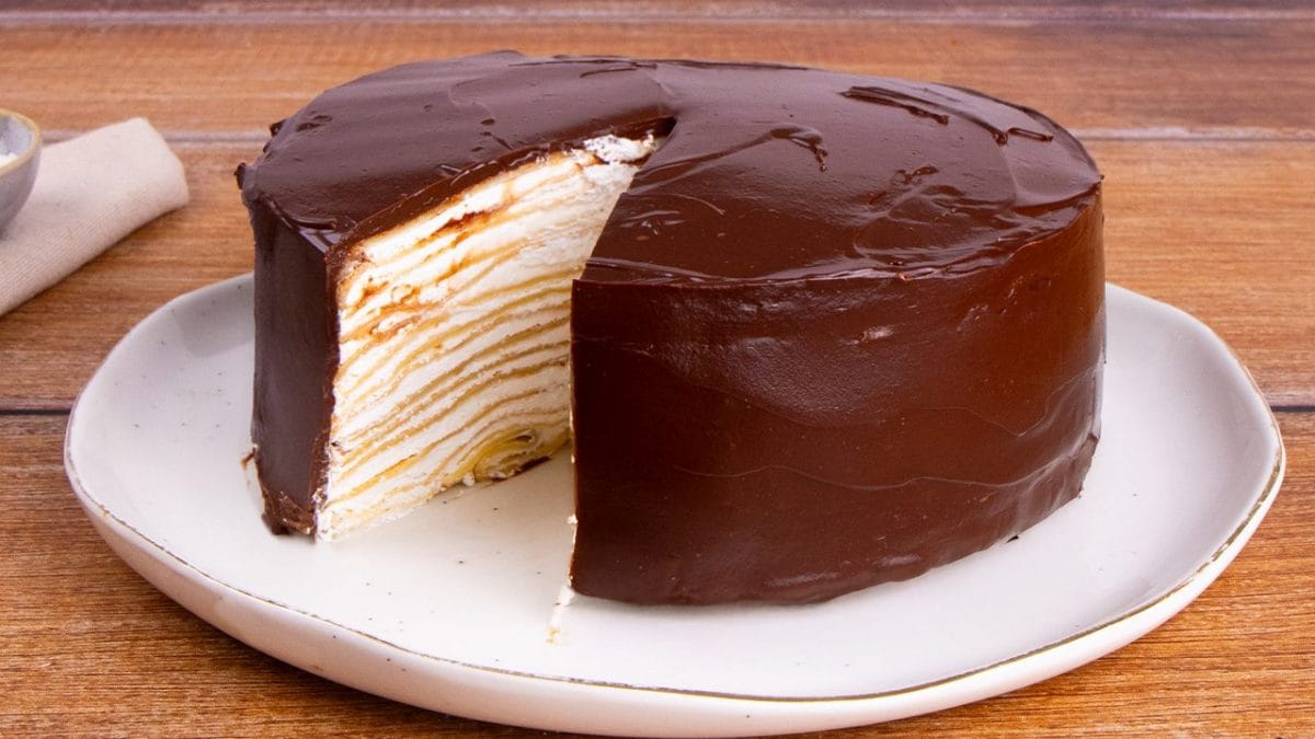 chocolate crepes cake