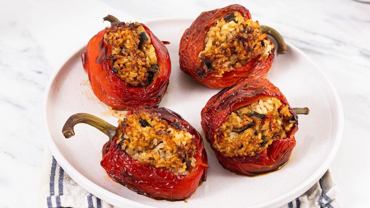 stuffed bell peppers with rice