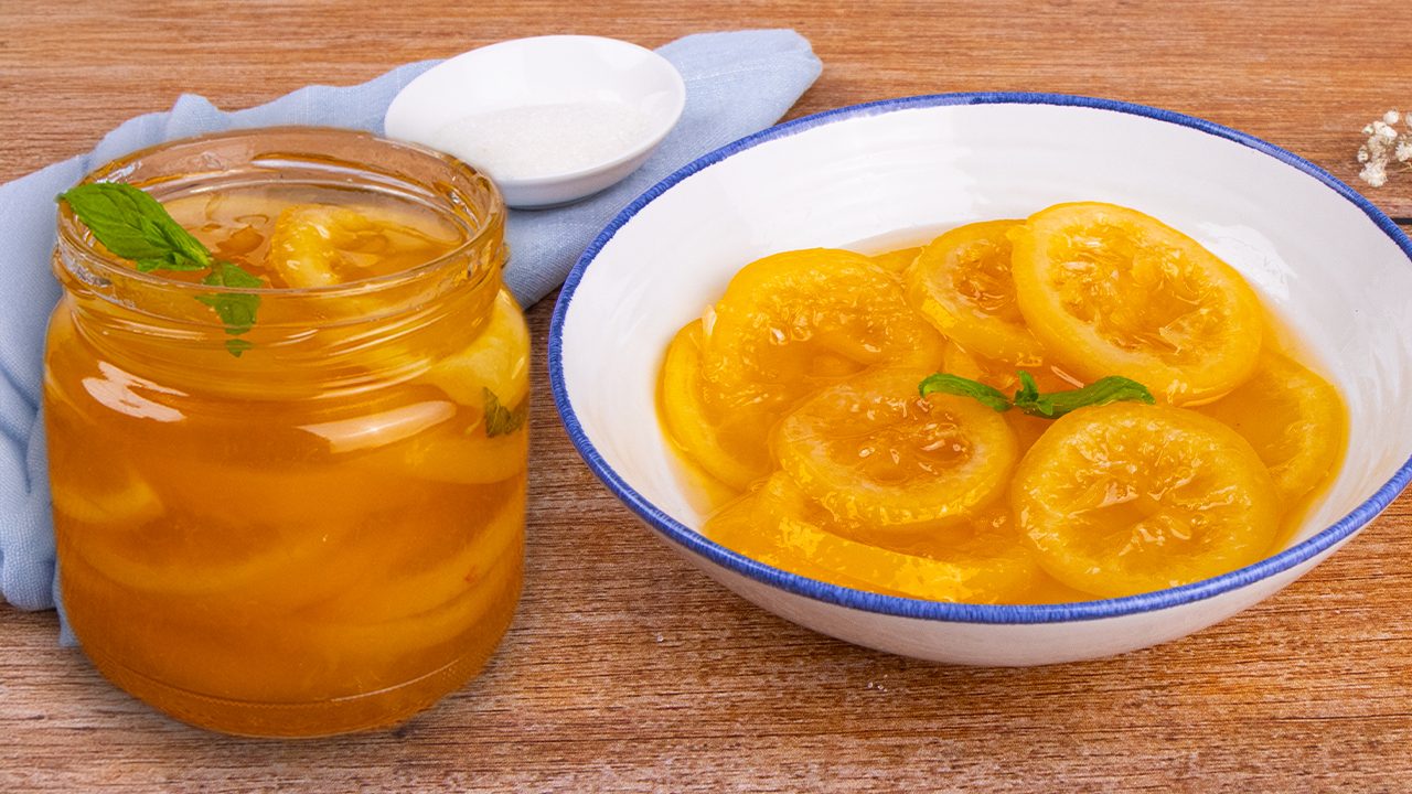 lemons in syrup
