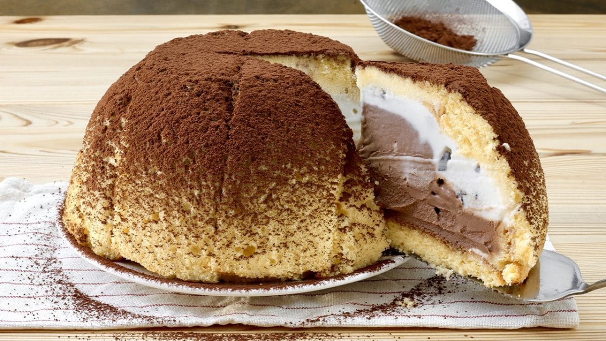 ice cream zuccotto