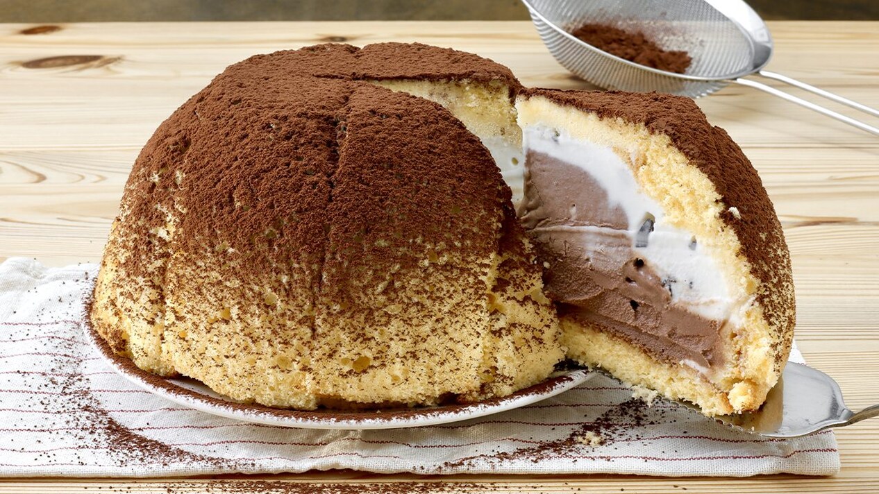ice cream zuccotto
