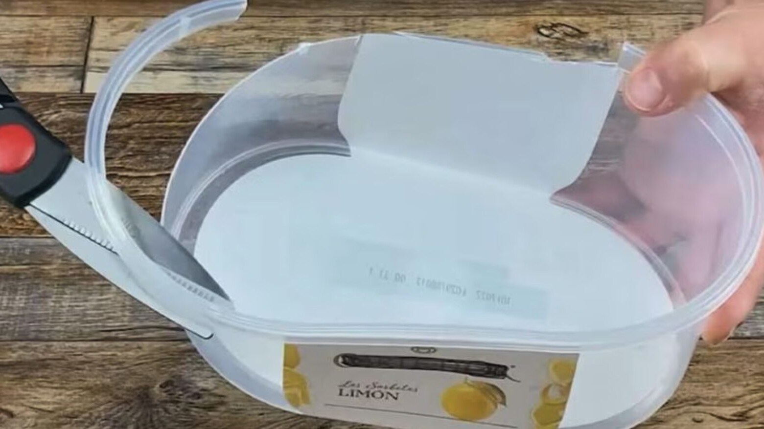 how ro recycle ice cream container