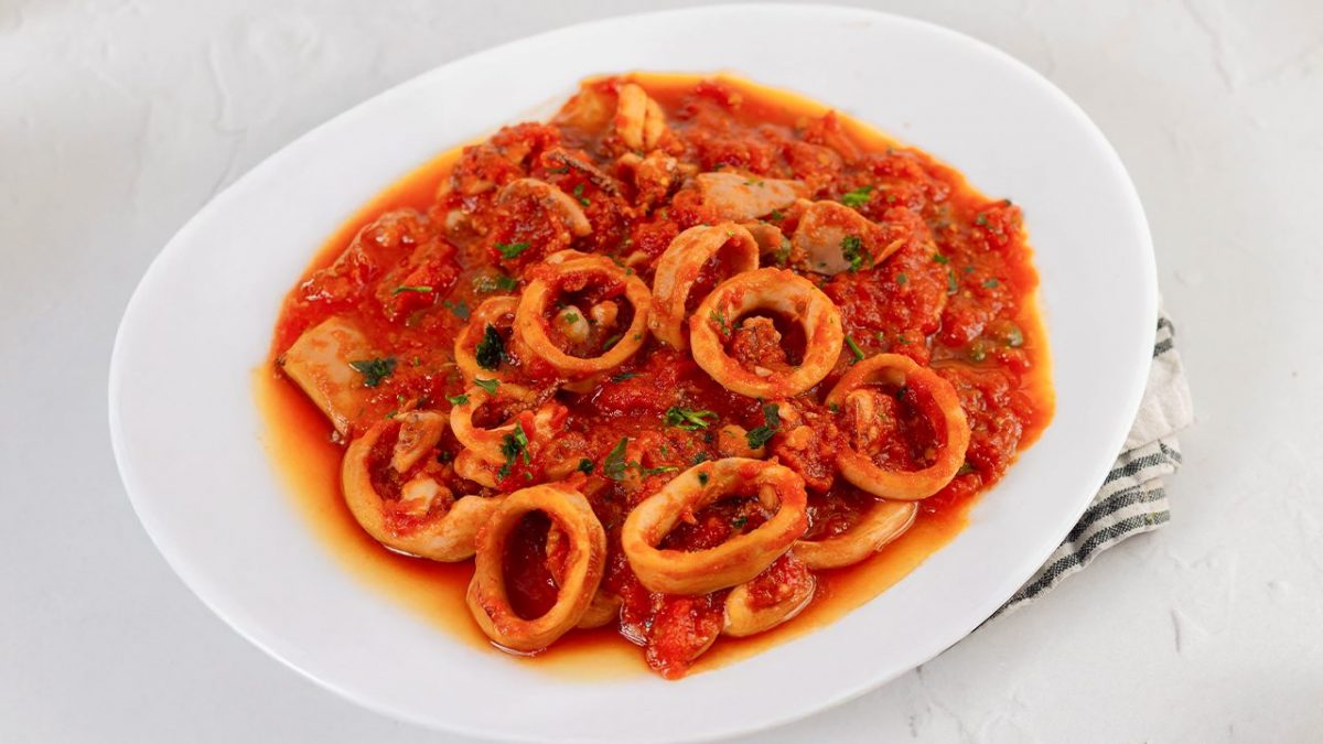 stewed calamari