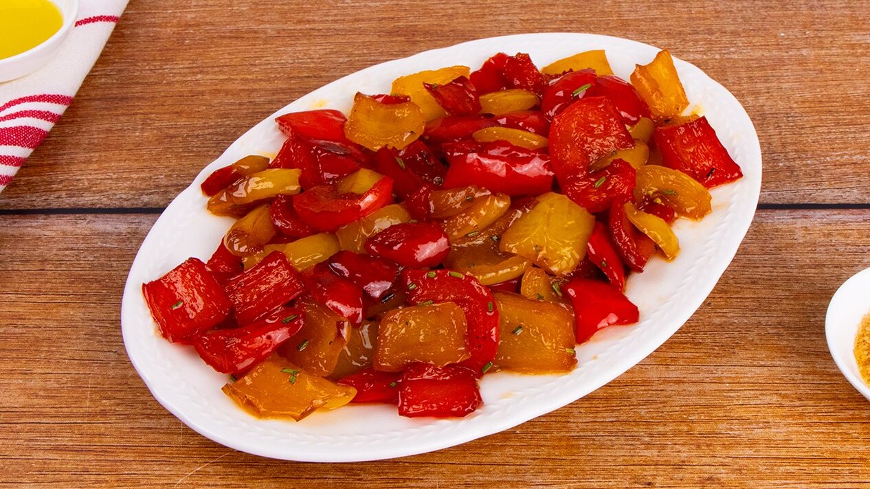 sweet and sour bell peppers