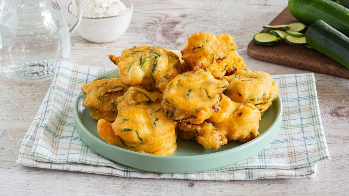 zucchini cloud fritters