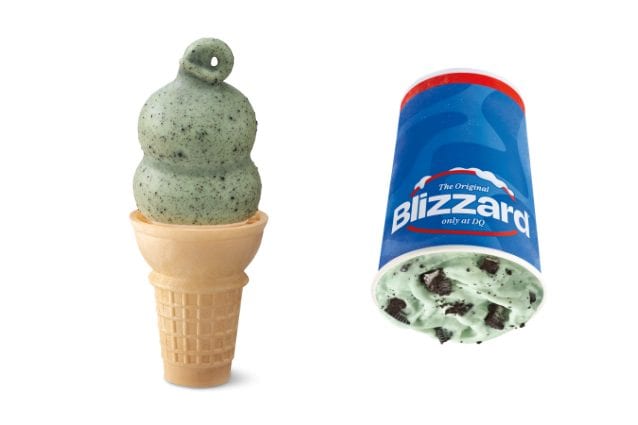 Dairy Queen Drops New Mint Crunchin' Cookie Dipped Cone and Other